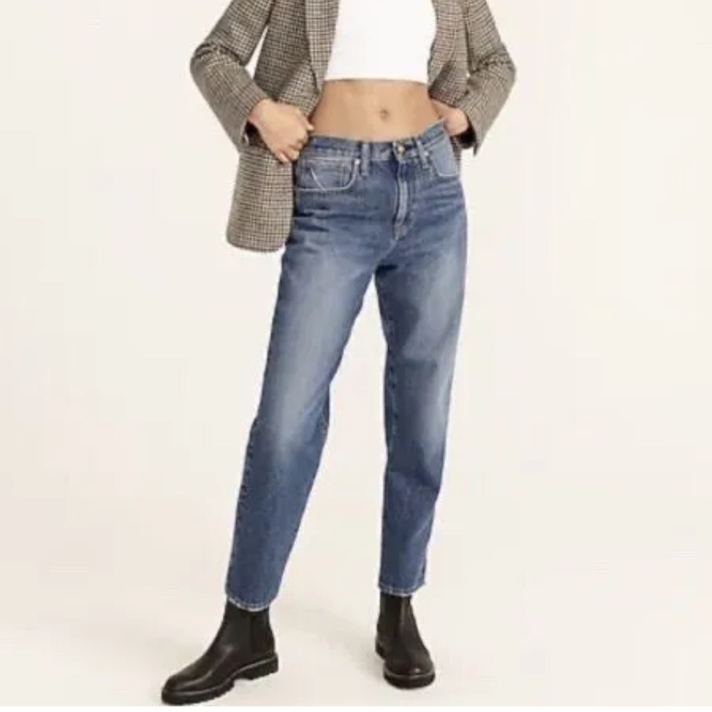 J. Crew Slouchy Boyfriend Jean in Bright Indigo Wash (32)